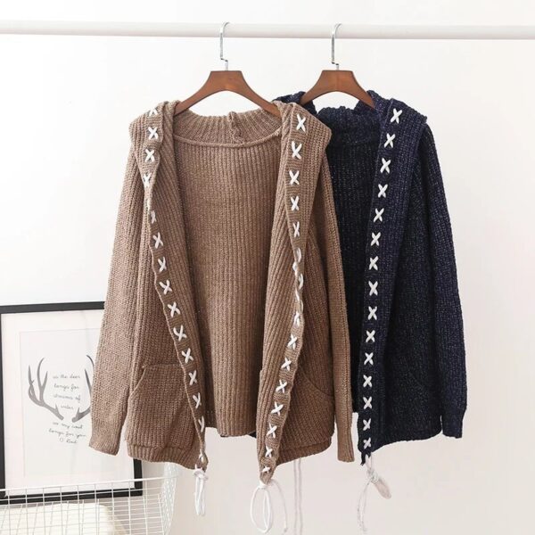 Women Hooded The One-Size Casual Top Sweater